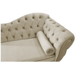 Diva Recamier Juliana185cm Lado Esquerdo Linho Bege - Amarena Móveis - 6