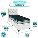 Ver imagem 3 de Kit Cama Box Bau + Cabeceira + Colchão Solteiro D28 - Conforto - Paropas