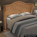 Ver imagem 2 de Cabeceira Cama Box Casal King 195cm Antibes P02 Sintético Caramelo - Mpozenato