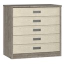 Ver imagem 1 de Cômoda 5 Gavetas 100% Mdf 531 Demolição/marfim Areia - Foscarini
