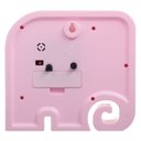 Ver imagem 3 de Relógio De Mesa Quarto Infantil Decorativo Elefante RE-05 E Amigold Rosa