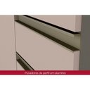 Ver imagem 2 de Cozinha Modulada Completa Connect 6pçs 2 Armários 2 Balcões 2 Complementos C6p07 Duna/cristal