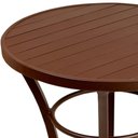 Ver imagem 5 de Mesa Bistrô Tampo Ripado Alumínio Ripado Balcão Cozinha Área Preto