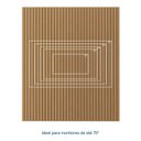 Ver imagem 5 de Painel Ripado para TV 75 Polegadas Planejado 200x230cm Aruá CabeCasa MadeiraOriginals Marrom/Jatobá