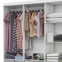 Ver imagem 6 de Guarda Roupa R22 6 Portas 2 Gavetas com Espelho e Pés Carioca Móveis