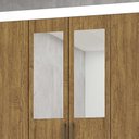 Ver mais imagens de Guarda Roupa R22 6 Portas 2 Gavetas com Espelho e Pés Carioca Móveis