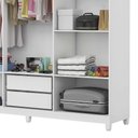 Ver imagem 7 de Guarda Roupa R22 6 Portas 2 Gavetas com Espelho e Pés Carioca Móveis