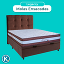Ver imagem 4 de Kit Cabeceira + Cama Box Bau + Colchão Casal Molas Ensacadas Legaccy Paropas