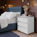 Ver imagem 5 de Mini Cômoda para Quarto 3 Gavetas Prisma Branco