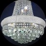 Lustre Cristal Legitimo Imperial Prata + Lampadas Led Bivolt - 4