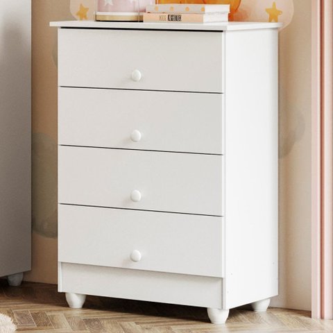 Cômoda 4 Gavetas Soft Life Tigus Baby