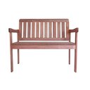 Ver imagem 2 de Conjunto de Banco Namoradeira, Poltrona e Mesa de Centro Madeira Maciça Jardim Varanda