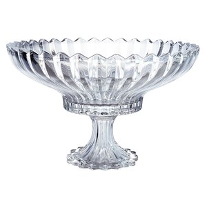 FRUTEIRA DE VIDRO CLASSICA 31,7CM X 31,7CM X 19CM