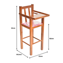 Ver imagem 2 de Cadeira de Alimentação Raiz Madeira Maciça Mel