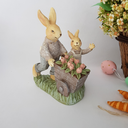 Ver imagem 5 de Coelho Páscoa Pai e Filha com Carrinho