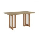 Ver imagem 2 de Mesa de Madeira Yara 160 Cm com Vidro Nature - Henn