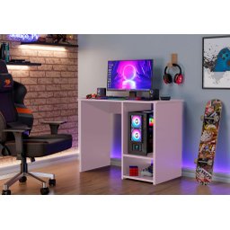 Mesa Gamer para Pc como Nicho para Cpu Cor Rose Ja - 2