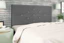 Ver imagem 1 de Cabeceira Casal Queen Jbe Moveis Camboriú 164cm Para Cama Box 158cm Decoração Quarto - Cinza