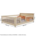 Ver imagem 3 de Guarda-Roupa Modulado e Cama Casal Montessoriano Infantil Wave Casatema MadeiraOriginals Branco/Marrom