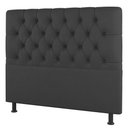 Ver imagem 1 de Cabeceira Cama Box Solteiro Nice 90cm Linho Cinza - Desk Design