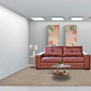 Ver imagem 2 de Sofá 3 Lugares 2,00m Turim Couro Caramelo - Gran Belo