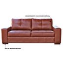 Ver imagem 3 de Sofá 2 e 3 Lugares Turim Couro Caramelo - Gran Belo