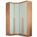 Ver imagem 2 de Guarda-Roupa Modulado 3 Peças Infinity Marrom/Cedro/Pistache