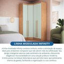 Ver imagem 4 de Guarda-Roupa Modulado 3 Peças Infinity Marrom/Cedro/Pistache