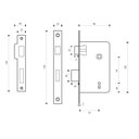 Ver imagem 3 de Fechadura Conceito Duda Interna 55mm Preto Texturizado Lockwell