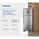 Ver imagem 6 de Geladeira Panasonic Duplex Frost Free Inverter 446L Nr-BT58PV3X Aço Escovado 110V