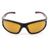 ÓCULOS POLARIZADO BERKLEY PRETO BRILHANTE ACABAMENTO BORRACHA VERMELHA - LENTE ÂMBAR 00H13FJ - 2