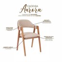 Ver imagem 6 de Kit 4 Cadeiras de Jantar Madeira Maciça Encosto Laminado e Corda Artesanal Aurora Espresso Móveis