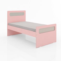 Cama Juvenil com Palhinha Indiana Isa Rosê - 2 Cama Juvenil com Palhinha Indiana Isa Rosê - 2