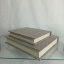 Ver imagem 2 de Jogo 2 Peças Caixa Livro Decorativa de Chenile Bege 5.0x25.0x30.0cm Organizadora