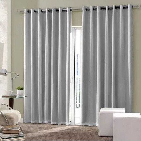 Cortina Blackout Sala-Quarto Tecido Blackout 6METROS Cor Gelo Envio Rápido
