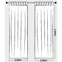 Cortina Blackout Sala-Quarto Tecido Blackout 4 Metros Envio Rápido - 2