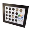 Quadro Porta Moedas Olimpíadas - imã e vidro Branco - 1