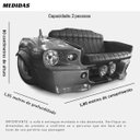 Ver imagem 4 de Sofá Carro Mustang Shelby 2 Lugares Cinza