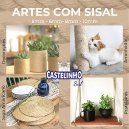 Corda de Sisal 5mm - Uso Geral/artesanato - Vendido no Metro - 4