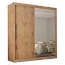 Ver imagem 1 de Guarda Roupa Solteiro com Espelho 2 Portas 3 Gavetas Royale Gelius Mdf