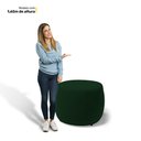 Ver imagem 6 de Puff Decorativo Living Aisha Orgânico Veludo Verde Escuro - Desk Design