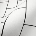 Ver imagem 4 de Papel de Parede Geométrico Branco e Preto Vinilico Lavável+ Cola Inclusa