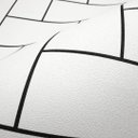 Ver imagem 3 de Papel de Parede Geométrico Branco e Preto Vinilico Lavável+ Cola Inclusa