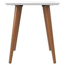 Ver imagem 3 de Mesa Lateral Quadrada 44 cm Utopia Sala de Estar Decorativo - Branco Gloss