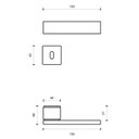 Ver imagem 5 de Fechadura Conceito Duda Externa 55mm Alumínio Anodizado Natural Lockwell