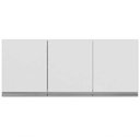 Ver imagem 3 de Armário Aéreo 120 Cm 3 Portas Andreia Branco Branco