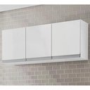 Ver imagem 6 de Armário Aéreo 120 Cm 3 Portas Andreia Branco Branco