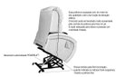 Ver imagem 3 de Poltrona Reclinável Imperial Motorizada Courissimo com Lift:marrom 850