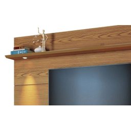 Home Suspenso Decore LED 180cm Freijó com Off White - Imcal Móveis - 3