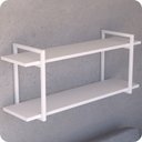 Ver imagem 3 de Prateleira Estilo industrial Para Sala Parede GND BB 120cm